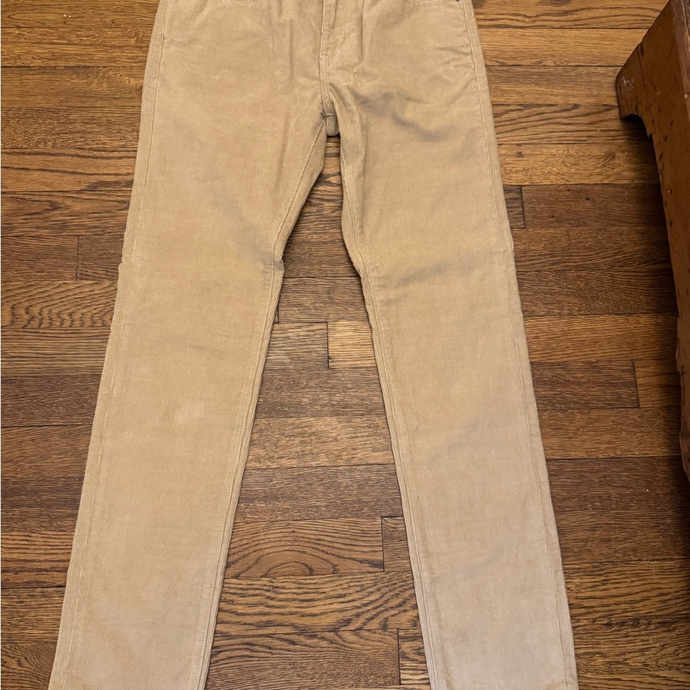 J Crew Men's Tan Corduroy Pants